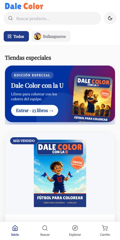 Pantalla de Dale Color